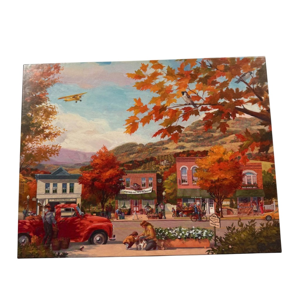 Springbok Mitford Main Street 500 Piece Jigsaw Puzzle Jan Karon Autumn‎ PZL4528